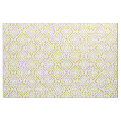 Abstrakt, geometrisch, weiß und gold stoff (Fat Quarter (45,7 x 55,9 cm))