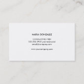 Abstrakt geometrische Aquarelltextur Visitenkarte (Rückseite)