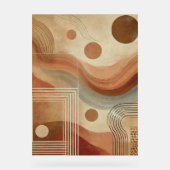 Abstrakt geometrische Boho Art Print Acrylschild (Vorderseite)