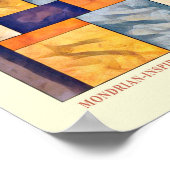 Abstrakt Geometrische EP Nr. 1 Poster (Ecke)