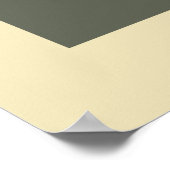 Abstrakt geometrische Formen modern Poster (Ecke)