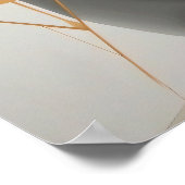 Abstrakt Geometrische Frau - Minimalistische moder Poster (Ecke)