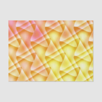 Abstrakt geometrische Geometrie in Orange, Rosa un Seidenpapier