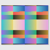 Abstrakt geometrische Gradient Geschenkpapier (Flach)