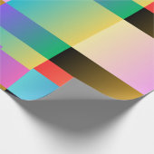 Abstrakt geometrische Gradient Geschenkpapier (Ecke)