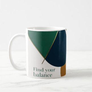 Abstrakt Geometrische Kunst Moderne Kaffeetasse Ta