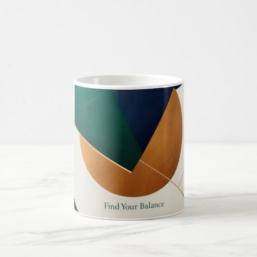 Abstrakt Geometrische Kunst Moderne Kaffeetasse Ta (Mittel)