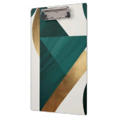 Abstrakt Geometrische Kunst Moderne Plakatminimali Klemmbrett (Links)