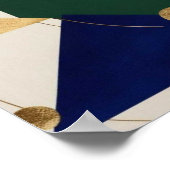 Abstrakt Geometrische Kunst Moderne Plakatminimali Poster (Ecke)