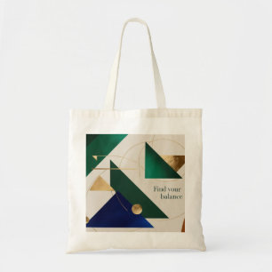 Abstrakt Geometrische Kunst Moderne Tasche minimal