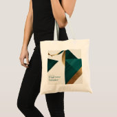 Abstrakt Geometrische Kunst Moderne Tasche minimal (Vorderseite (Produkt))