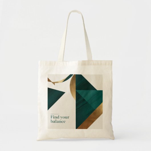 Abstrakt Geometrische Kunst Moderne Tasche minimal (Vorne)