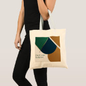 Abstrakt Geometrische Kunst Moderne Tasche minimal (Vorderseite (Produkt))