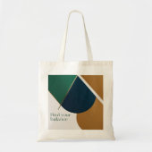 Abstrakt Geometrische Kunst Moderne Tasche minimal (Vorne)