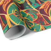 Abstrakt Geometrische Lüftergeschenke für mexikani Geschenkpapier (Rolleneckpunkt)