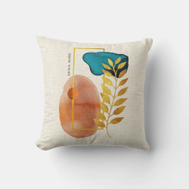 Abstrakt geometrische Mitte des Jahrhunderts Moder Kissen