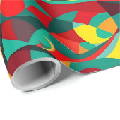 Abstrakt Geometrische moderne Geschenke für mexika Geschenkpapier (Rolleneckpunkt)