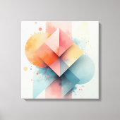 Abstrakt Geometrische moderne Leinwand (Vorderseite)
