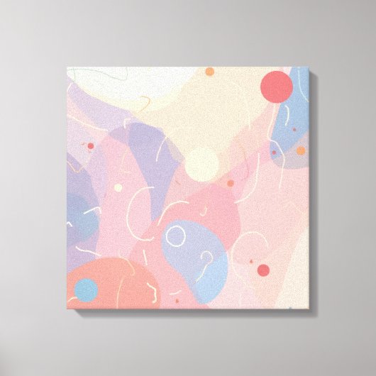 Abstrakt Geometrische moderne Leinwand (Vorderseite)