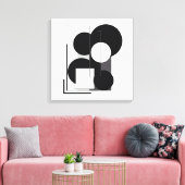 Abstrakt Geometrische moderne Leinwand (Insitu (Wohnzimmer))