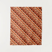 Abstrakt geometrische Muster der Wüstenfarbe Wandteppich (Vorderseite)