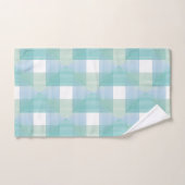 Abstrakt geometrische Quadrate Badetuch Set - Mode (Handtuch)