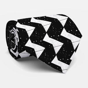 Abstrakt geometrische Sternennacht Mens Neck Tie Krawatte