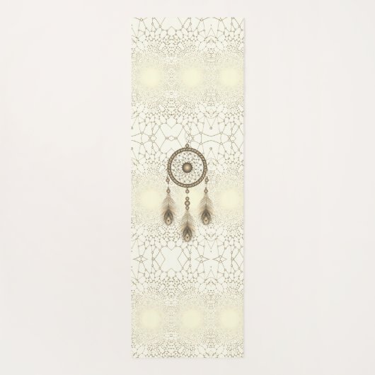 Abstrakt Geometrischer Dreamcatcher Yogamatte (Rückseite)