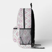 Abstrakt geometrisches Azteenmuster Bedruckter Rucksack (Rechts)