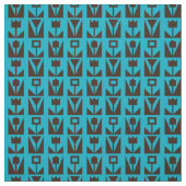 Abstrakt Geometrisches Blumenmuster Stoff (Muster)