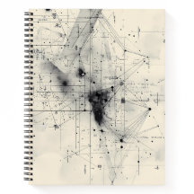 Abstrakt-geometrisches Design-Notebook