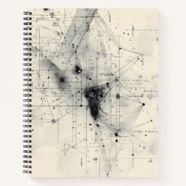 Abstrakt-geometrisches Design-Notebook Notizblock