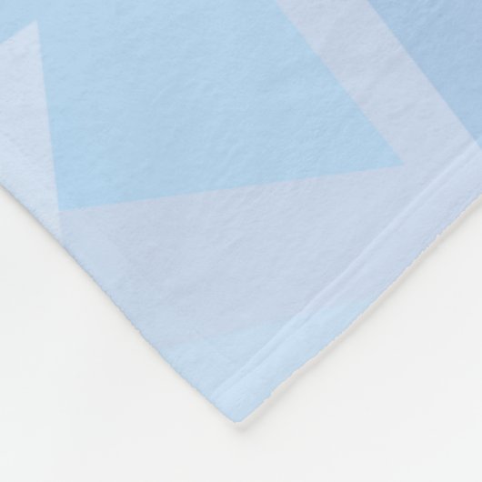 Abstrakt geometrisches Dreieck Muster Fleece Blank (Ecke)