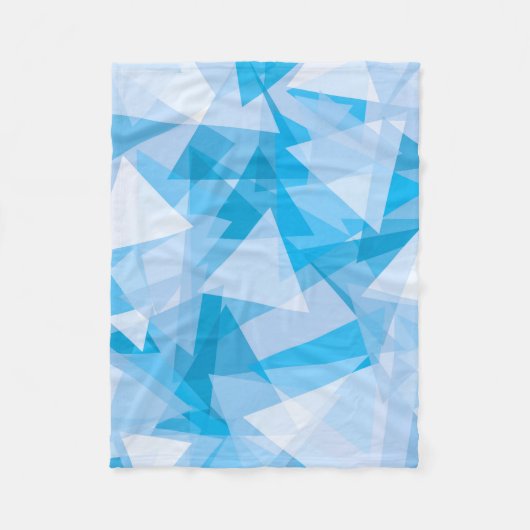 Abstrakt geometrisches Dreieck Muster Fleece Blank (Vorderseite)