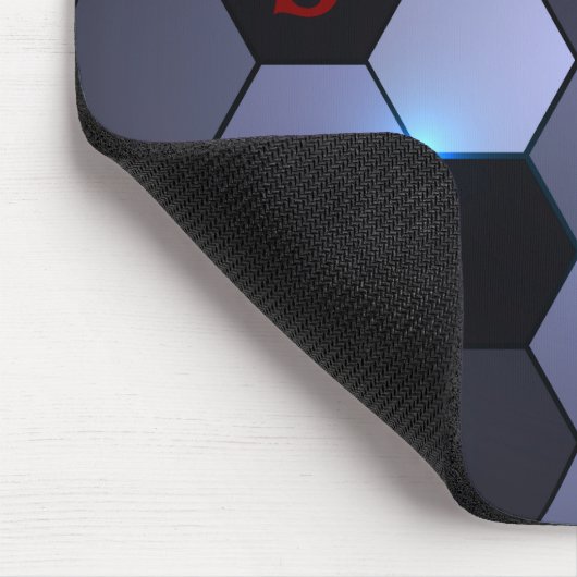 Abstrakt geometrisches Elegance Hexagonal Mouse Pa Mousepad (Ecke)