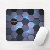Abstrakt geometrisches Elegance Hexagonal Mouse Pa Mousepad (Mit Mouse)
