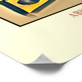 Abstrakt Geometrisches EP Nr. 6 Poster (Ecke)