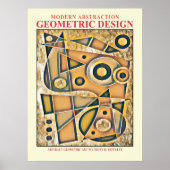 Abstrakt Geometrisches EP Nr. 8 Poster (Vorne)