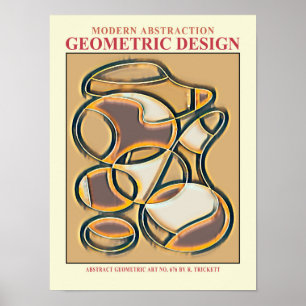 Abstrakt Geometrisches EP Nr. 9 Poster