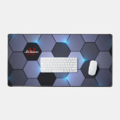 Abstrakt Geometrisches Hexagonal Schreibtischunterlage (Tastatur & Maus)