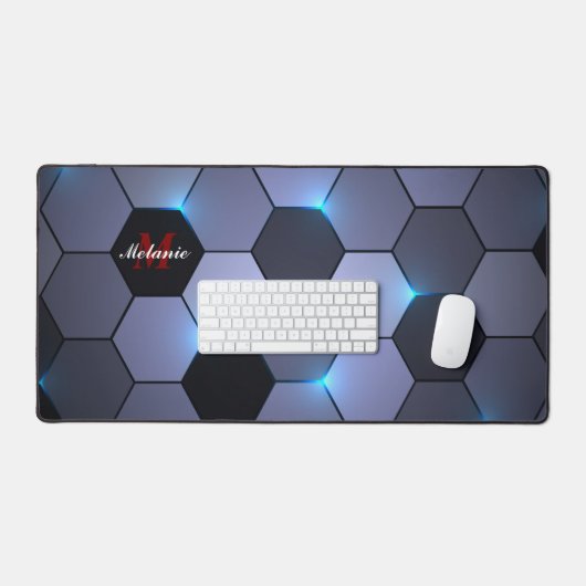 Abstrakt Geometrisches Hexagonal Schreibtischunterlage (Tastatur & Maus)