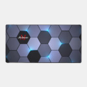 Abstrakt Geometrisches Hexagonal Schreibtischunterlage (Vorderseite)
