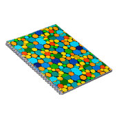 Abstrakt geometrisches Mosaikmuster Notizblock (Rechte Seite)