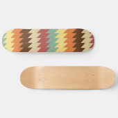 Abstrakt geometrisches Musterskateboard Skateboard (Horizontal)