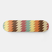 Abstrakt geometrisches Musterskateboard Skateboard (Horizontal)