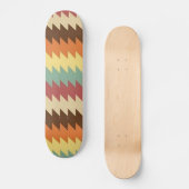 Abstrakt geometrisches Musterskateboard Skateboard (Vorderseite)