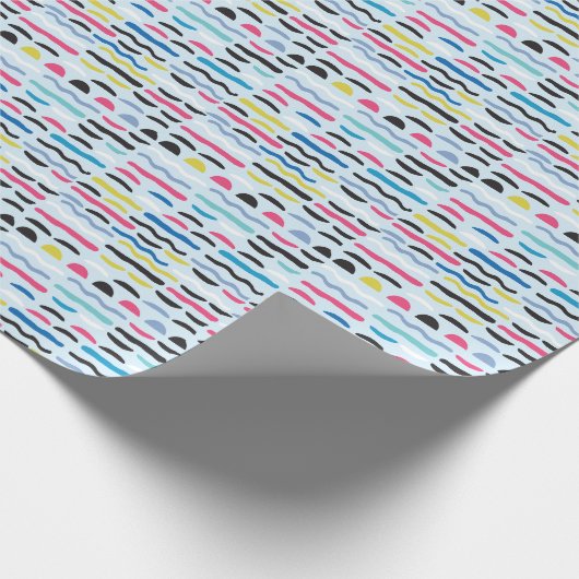 Abstrakt Geometrisches Nahtloses Dekorationsmuster Geschenkpapier (Ecke)