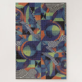 Abstrakt Geometrisches Puzzle - Moderne Kunst (Vertikal)