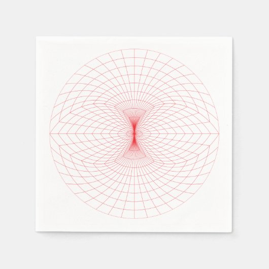 Abstrakt Geometry Napkin Serviette (Vorderseite)