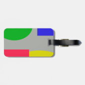 Abstrakt Gepäckanhänger (Rückseite horizontal)